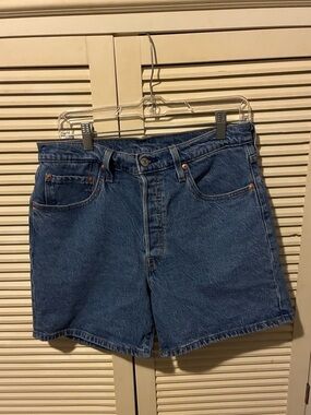 Levi's Blue Denim Jean Shorts